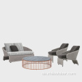 wasserdichte Terrasse Outdoor Möbel Garten Rattan Sofa Set